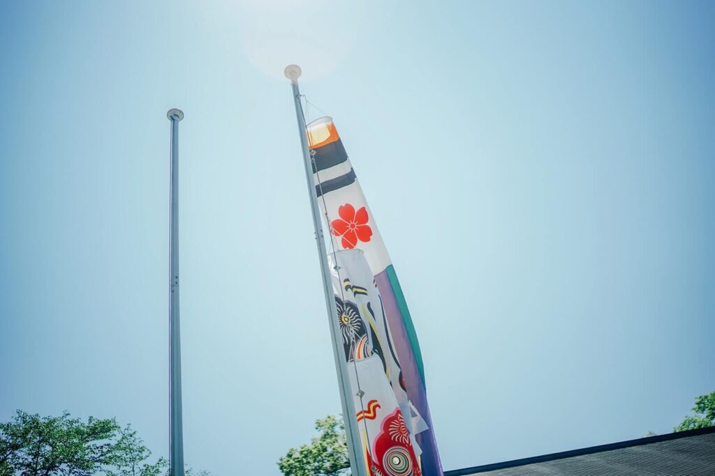 春の七五三｜空に泳ぐ鯉のぼりと季節を感じる境内の風景（柏・流山・松戸）